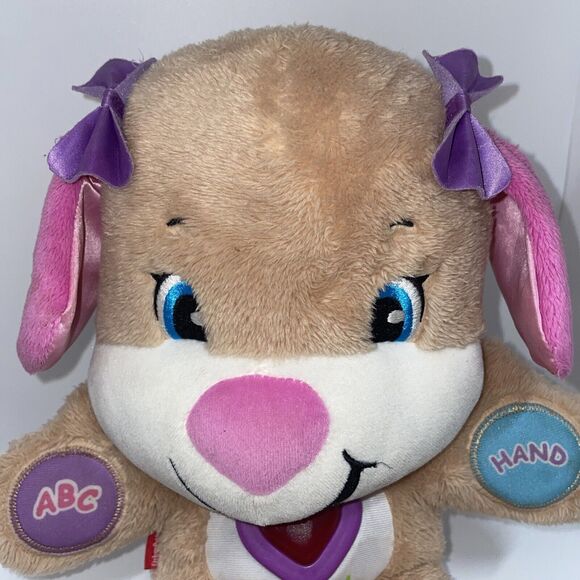 Fisher-Price - Laugh & Learn Smart Stages Plush Sis The Puppy Toy - Fun Learning - Picture 2 of 7